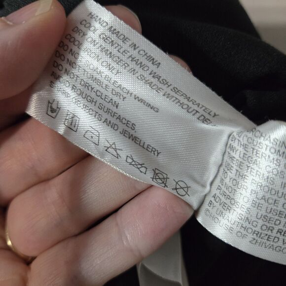 Zhivago  Black Sweetheart Neck Bodycon Front Slit Cocktail Dress 2 - Picture 9 of 10